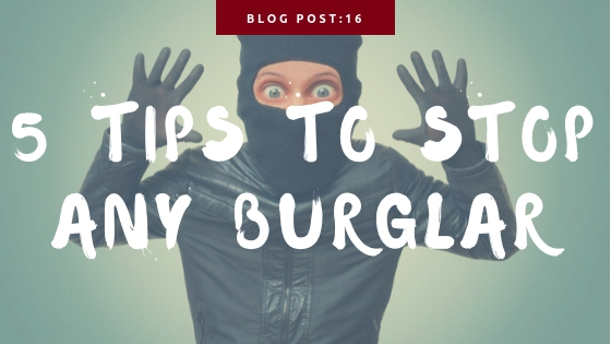 5 Tips to deter a burglar during the holiday season