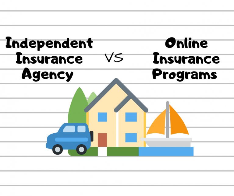 Benefits of an Independent Insurance vs Online Insurance programs