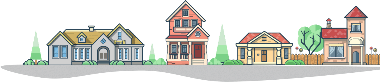 illustration-suburbs-neighbourhood illustration-suburbs-neighbourhood